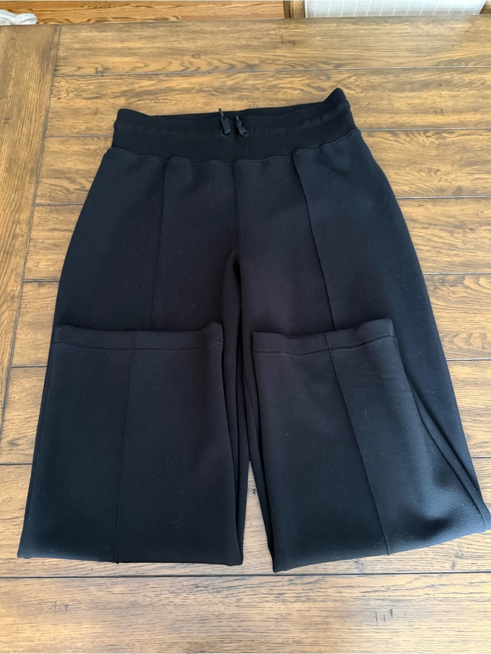 SPANX Black Pull-On Ponte Wide Leg Pants